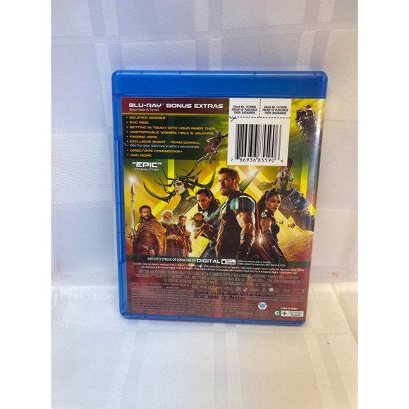 Thor: Ragnarok (Blu-ray + DVD) Previously Viewed with case, 2 disc - Picture 2 of 2